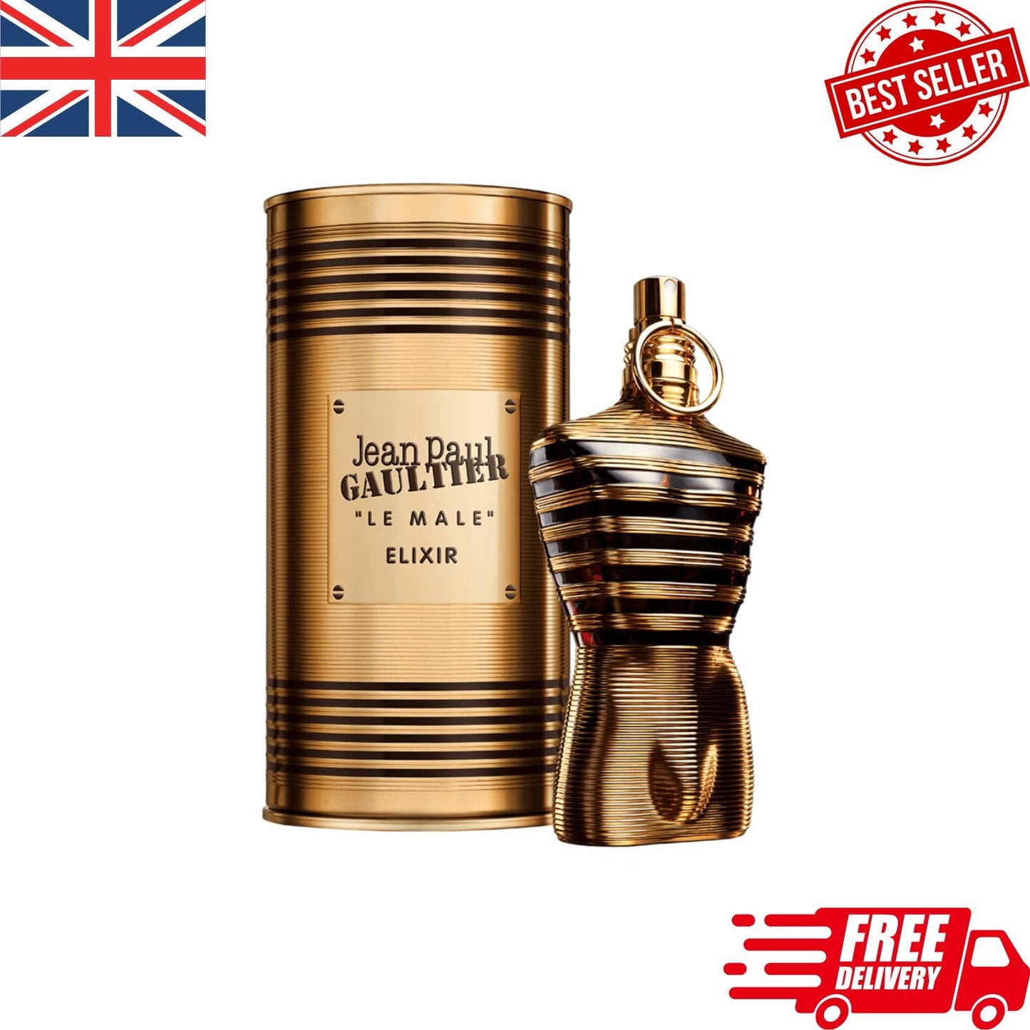 Jean Paul Gaultier Le Male Elixir Parfum – For Men (125ml)