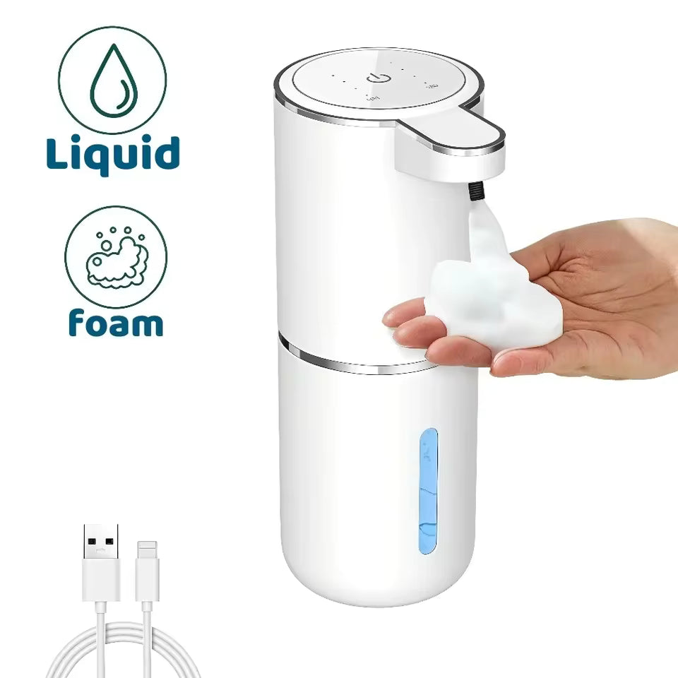 Automatic Foma/liquid Soap Dispenser, Touchless Electric Dispenser, USB Rechargeable with Infrared Sensor for Bathroom,Kitchen